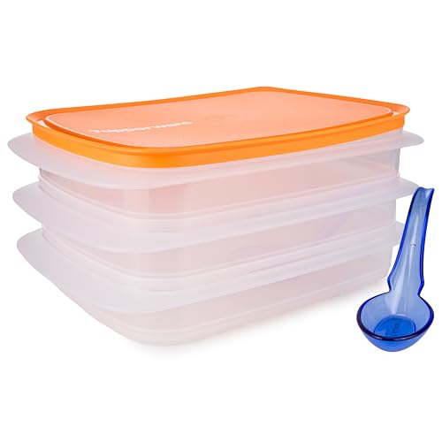 Tupperware Cool´n Fresh Set 3x 790ml lachs Wurstbehälter Kühlschrank (inkl. China-Löffel) von Tupperware