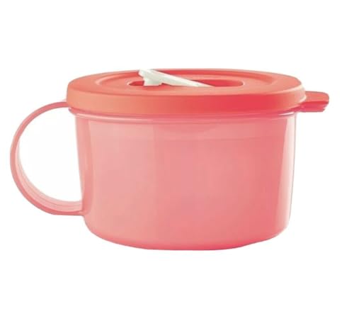 Tupperware CrystalWave Suppentasse für die Mikrowelle, 473 ml, Korallenrosa von Tupperware