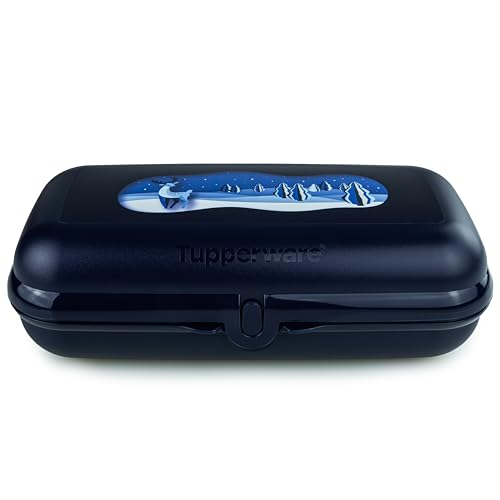 Tupperware Eco+ Winterzauber Lunchbox To Go Maxi-Twin Winter Motiv (inkl. Ausstechform hellblau) von Tupperware