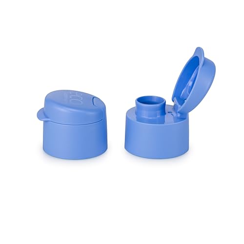 Tupperware EcoEasy Ersatzdeckel 2x Hellblau Trinkverschluss Ersatzdeckel für EcoEasy 750 ml (C 139 und C 178) von Tupperware