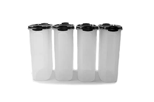 TUPPERWARE Eidgenosse 2,3 L schwarz mit Schütte Vorratsdose Dose Vorrat Modular (4) von Tupperware