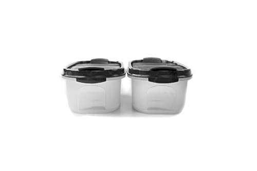 Tupperware Eidgenosse 500 ml schwarz mit Schütte Vorrat Dose Box Modular (2) 37609 von Tupperware