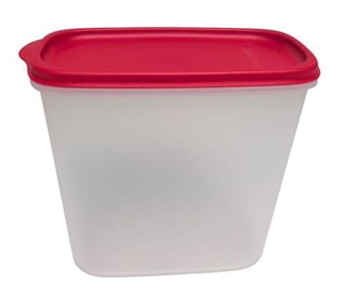 Tupperware Eidgenosse Quadratisch Rund Kompaktbehälter Vorrat Modular Kühlschrank System rot (1,7 Liter rot) von Tupperware