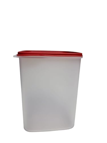 Tupperware Eidgenosse Quadratisch Rund Kompaktbehälter Vorrat Modular Kühlschrank System rot (5,4 Liter) von Tupperware