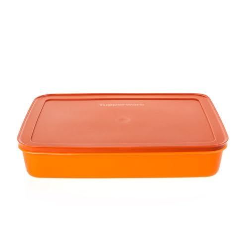 Tupperware Eiskristall Gefrierdepot 2,25 Liter Orange Gefrierbehälter Kühlschrankbehälter Lebensmittelbehälter Behälter von Tupperware