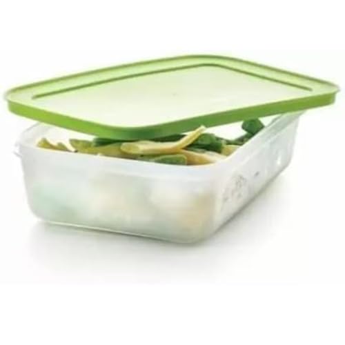 Tupperware Eiskristall Gefrierdepot Gefrierbehälter Kühlschrankbehälter Lebensmittelbehälter Behälter Dose mit Deckel (Grün) von Tupperware