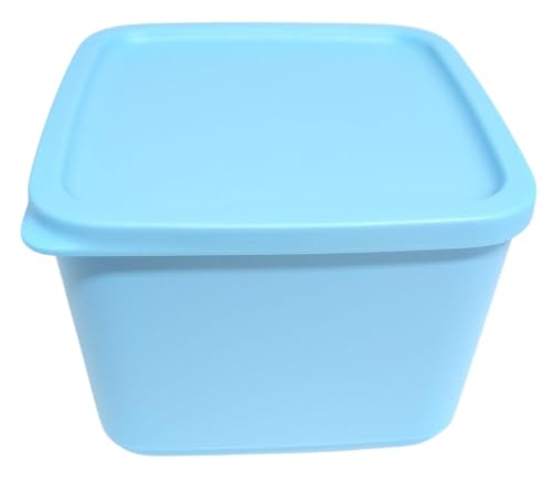 Tupperware Eiskristall Gefrierdepot Gefrierbehälter Kühlschrankbehälter Lebensmittelbehälter Behälter Dose mit Deckel (hellblau 1,0 Liter) von Tupperware