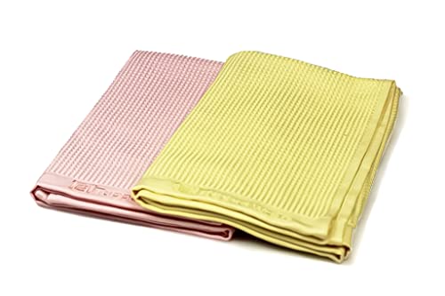 Tupperware FaserPro Glas rosa + gelb Hergestellt aus recyceltem Material von Tupperware