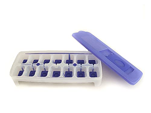 Tupperware Gefrier-Behälter Eiswürfler lila-weiß Eiswürfelwunder G29 31087 Tupperware Gefrier-Behälter Eiswürfler lila-weiß Eiswürfelwunder G29 31087 von Tupperware