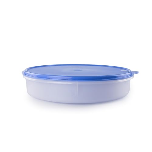 Tupperware Gefrier-Depot 3,8 L blau Gefrier-Tortenbehälter Gefrier-Kuchenbehälter Runder Behälter für Kuchen und Cupcakes von Tupperware