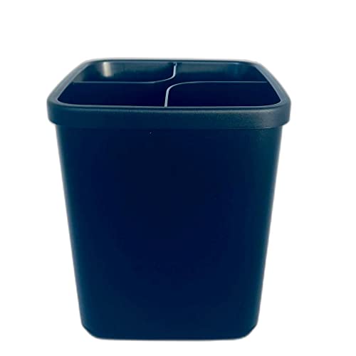 Tupperware Griffbereit Ordnungstopf 1,8 L schwarz 4 fach abgeteilt Aufbewahrung Küche hoch von Tupperware