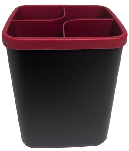 Tupperware Griffbereit Ordnungstopf 1,8 Liter schwarz rot 4 fach abgeteilt Aufbewahrung Küche hoch Tupperware Griffbereit Ordnungstopf 1,8 Liter schwarz rot 4 fach abgeteilt Aufbewahrung Küche hoch von Tupperware