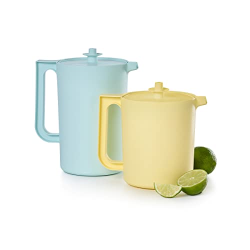 Tupperware Heritage Krug-Set in Vintage-Farben, spülmaschinenfest und BPA-frei, 2 Stück von Tupperware