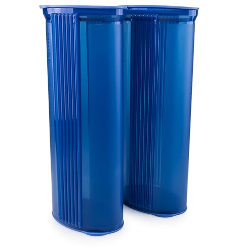 Tupperware Junge Welle Pasta-Center 2x 1,6 L dunkelblau blau Spaghetti Dose Nudeln Behälter von Tupperware