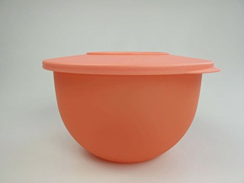 Tupperware Junge Welle Schüssel 2,5 L pastellorange Servierschüssel Servieren 8770, Kunststoff, Pastel Orange, 12.8 x 20 x 22 cm von Tupperware