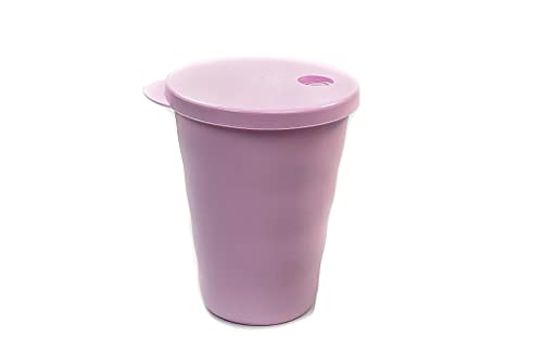 Tupperware Junge Welle Trinkhalmbecher 330 ml rosa Trinkhalm Becher von Tupperware