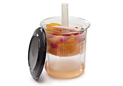 Tupperware Snackbox, Stilvoll, rund, Ø 14 cm x 14.5 cm, Aufbewahrungsbox, Pickle Jar, 1.5 Liter, für Gurken, Gurken und Mozzarella-Kirschen von Tupperware