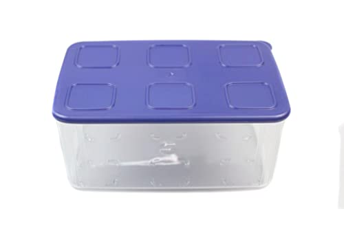Tupperware Kühlschrank Clear Mates 2,5L Clear blau Frische-Turm Dose Behälter von Tupperware