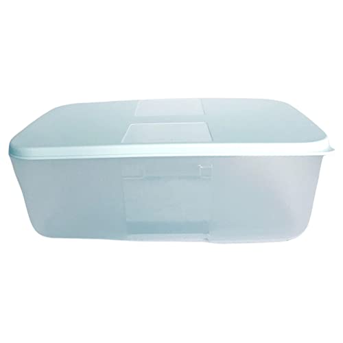 Tupperware Kühlschrank-System 1,5 L Frische-System Dose Behälter rechteckig mit Deckel mint transparent von Tupperware