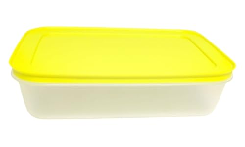 Tupperware Kühlschrank-System Eidgenosse Kompaktbehälter Vorrat Modular Kühlschrank System (gelb 1 Liter) (gelb 1,0) von Tupperware