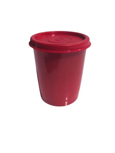 Tupperware Kühlschrank Wichtel Midgets 120ml 120 ml Mini 2er Set Liliputbecher Set mit 2 Dosen (Wichtel rot Glitzer 1er) von Tupperware