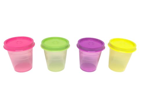 Tupperware Kühlschrank Wichtel Midgets 60ml Mini Set Liliputbecher Wichtelbecher Minis (bunt 4er) von Tupperware