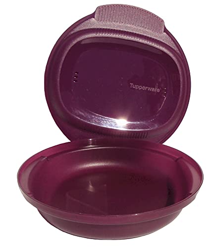 Tupperware Micro Delight Gourmet Mikrowelle 3 1/4 Tassen Schüssel lila von Tupperware