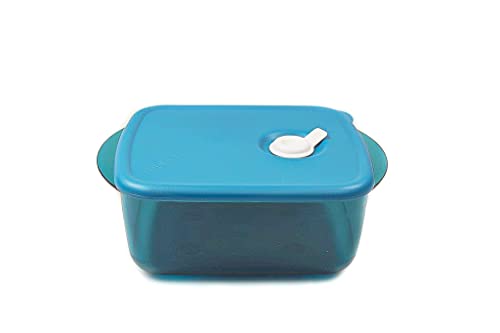 Tupperware Mikrowelle CrystalWave 1 L blau Mikro Micro Crystal Wave Plus Fix von Tupperware