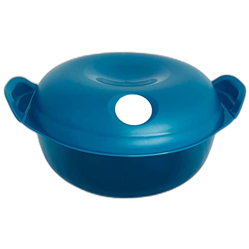 Tupperware Mikrowelle Mikro-Fix 1,5 L türkis rund I52 Dose Micro Mikro Microwelle von Tupperware