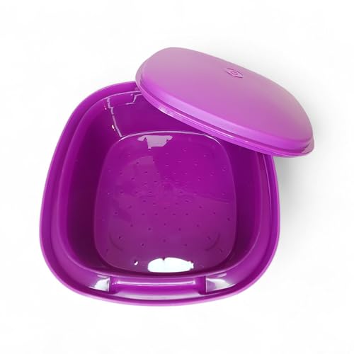 Tupperware Multi Server - Mikrowelle Dampfgarer, Veggie Cooker 3 Stück Royal Purple 3 Qt Inklusive Anleitung in englischer Sprache Tupperware Multi Server - Mikrowelle Dampfgarer, Veggie Cooker 3 Stück Royal Purple 3 Qt Inklusive Anleitung in englischer Sprache von Tupperware