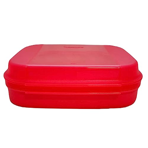 Tupperware Naschkätzchen 1,1 L niedrig lachs flamingo Bellevue Vorratshaltung Vorrat Apollo Brotdose Keksdose Vorratsdose von Tupperware