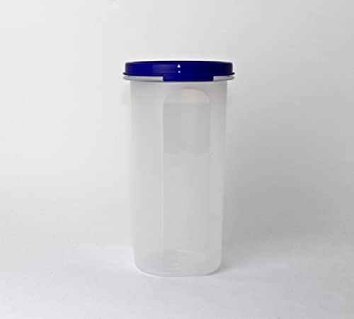 Tupperware New Eidgenossen Circular Blau/Transparent 1x 650ml Kaffeepads Vorratsdose + Hängelöffel Apricot von Tupperware