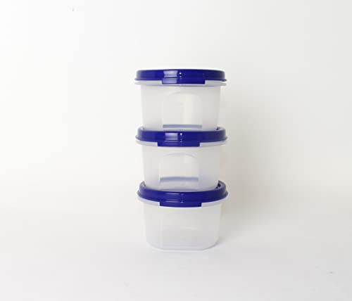 Tupperware New Eidgenossen Circular Blau/Transparent 3X 200ml Kaffeepads Vorratsdose + Hängelöffel Lila Tupperware New Eidgenossen Circular Blau/Transparent 3X 200ml Kaffeepads Vorratsdose + Hängelöffel Lila von Tupperware