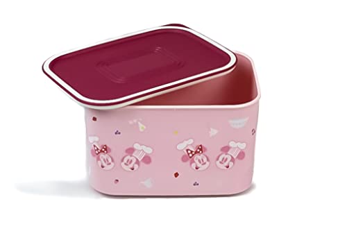 Tupperware Quadro 1,3 L rosa pink Disney Motiv Dose Box Vorratsdose von Tupperware