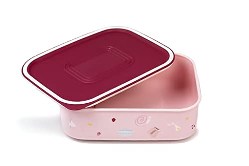 Tupperware Quadro Ultimo Vorratsdose 500 ml pink von Tupperware