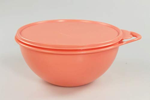 Tupperware Rührschüssel Maximilian 2,75L Pastell rot Schüssel Salat Bowl Salatbar von Tupperware