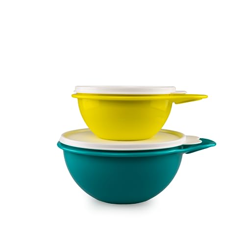 Tupperware Rührschüssel Maximilian Schüssel 1,4 L Grün/Weiß + 600 ml Gelb/Weiß Tupperware Rührschüssel Maximilian Schüssel 1,4 L Grün/Weiß + 600 ml Gelb/Weiß von Tupperware