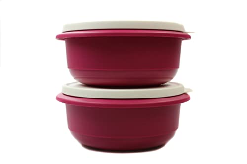 Tupperware Rührschüssel Pro 1,0 L Dunkelpink (2) Hefeteig Hefe Teig Schüssel Germteig 38800 von Tupperware