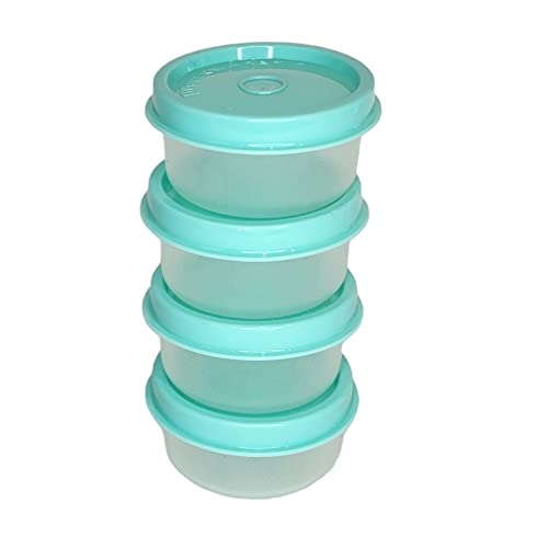 Tupperware Smidgets-Behälter klein Mini 28 ml mit Deckel 28ml 4 Stück Smidgets Wichtel von Tupperware