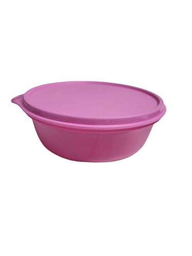 Tupperware Sommer Drops Schüssel mit Deckel auslaufsicher Hitparade Frischedrops 600ml 600 ml Frischhaltedose (rosa) von Tupperware