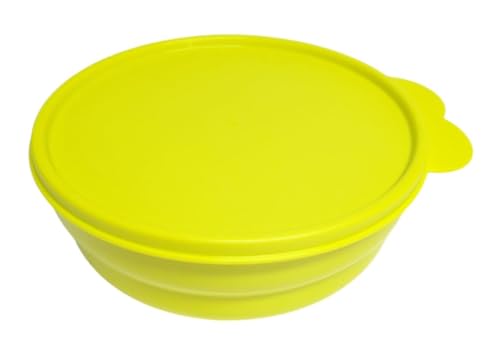 Tupperware Sommer Drops Schüssel mit Hängedeckel auslaufsicher Hitparade Frischedrops 350ml 350 ml Frischhaltedose (gelb 550ml) von Tupperware