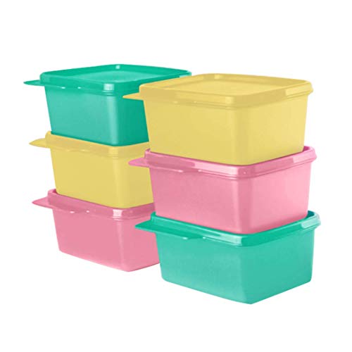 Tupperware Square Refrigerator Container Keep Tab 500ml 6pc von Tupperware