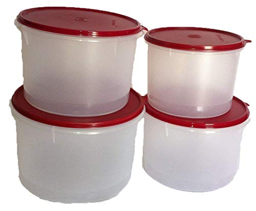 Tupperware Super Storer Set, Large 1 Stk. (5 l), Medium 2 Stk. (3 l), Small 1 Stk. (2,5 l) von Tupperware
