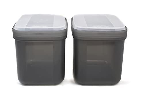 Tupperware Swing Box 1 L schwarz (2) Vorratshaltung Vorrat Behälter Dose von Tupperware