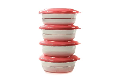 Tupperware Tafelperle 275 ml (4) ROSA OHNE Rand Tafelfeine Schüssel Classic Royal 37550 von Tupperware