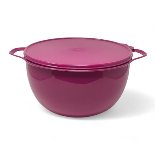 Tupperware Thatsa Mega Bowl Rührschüssel 42 Tassen 10L Weinberg mit passendem Deckel von Tupperware