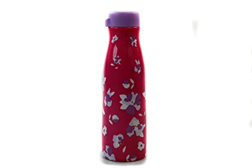 Tupperware Thermoflasche Fashion Flask 410 ml pink Blumenmuster 38571 von Tupperware