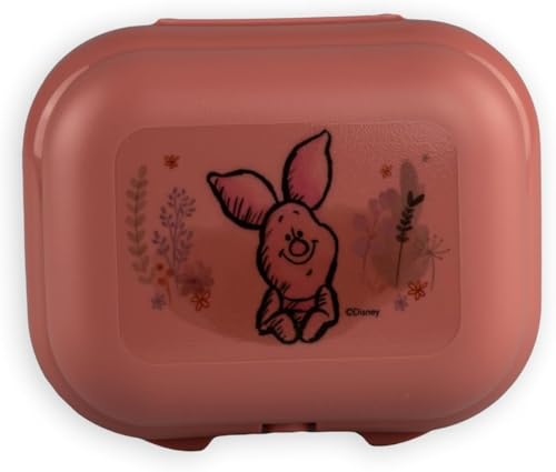 Tupperware To Go Mini-Twin Größe 1 kleine Brotdose Twin Schule Kindergarten (rosa Ferkel) von Tupperware