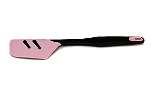 Tupperware Griffbereit Top-Schaber schwarz-rosa D167 Silikon TOP-Teigspachtel Topfschaber von Tupperware