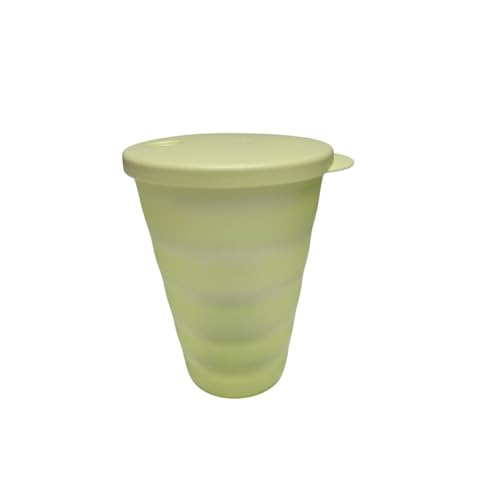Tupperware Trinkhalmbecher Trinkbecher Plastikglas Junge Welle 500ml Trink Becher 500 ml (lime) von Tupperware